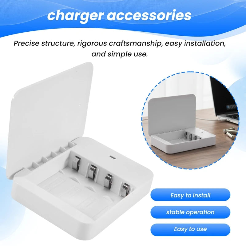 Portable USB Power Bank Charger Battery External Packing Box Battery Battery Charger Emergency Charger Charger 4X AA For Iphone