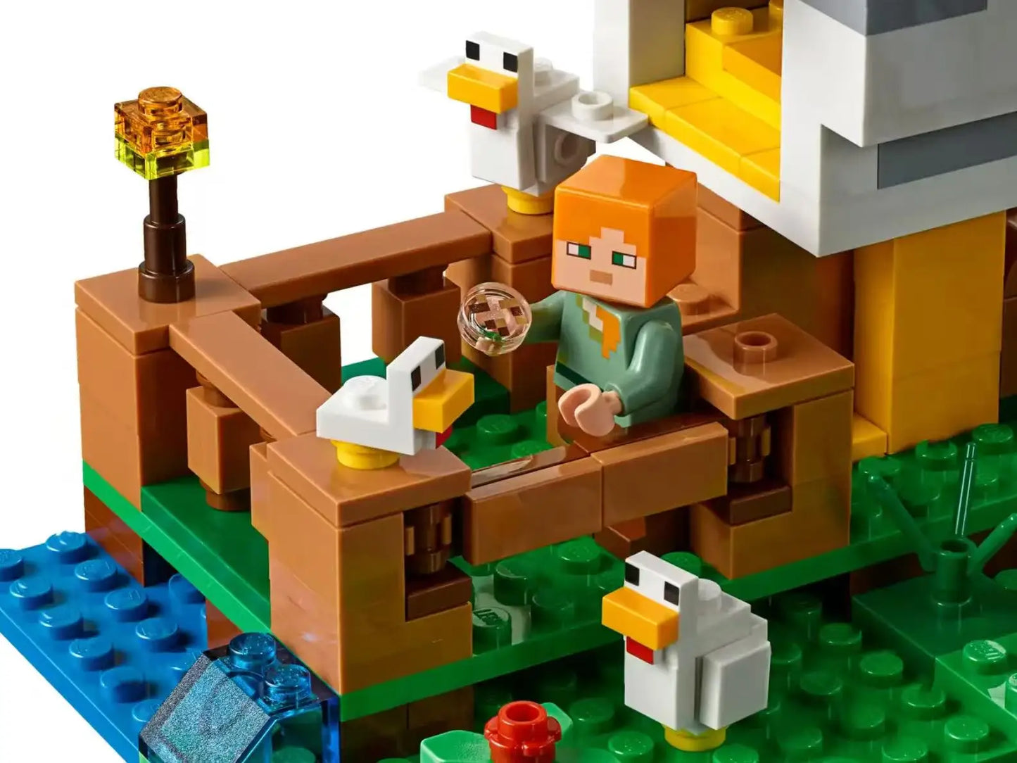 In-stock World Series 21140 Chicken Coop Cottage Building Block Set, Construction Toy, Children's Birthday and Christmas Gift