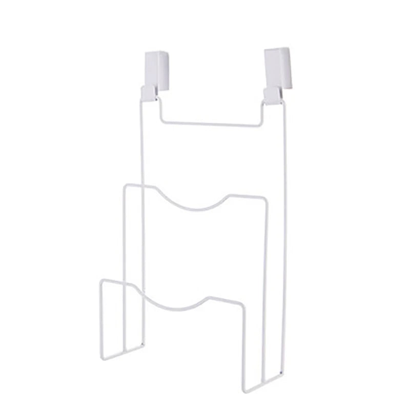 Hanging Pot Lid Rack for Cupboard Door Cutting Board Storage Shelf Kitchen Organizer Pan Cover Shelf Towel Hanger Storage Holder