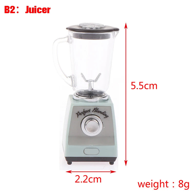 1PC Dollhouse 1/12 Scale Mini Bread Machine Miniature Kitchen Access Toaster Home Decoration Spoon Shovel Cookware Model