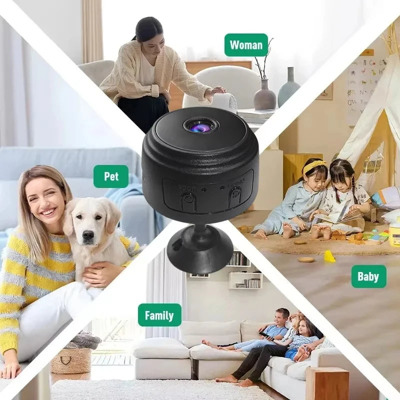Monitoring Camera Mobile 1080P HD WiFi Surveillance Cameras Sensor Camcorder Web Video Smart Home Safety Wireless Security Camer