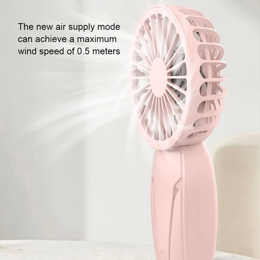 Travel Upgraded Portable Fan 3 Speed Silent Mini Handheld Fan USB Charging Handheld Small Fan for Kids Women Men Indoor Outdoor