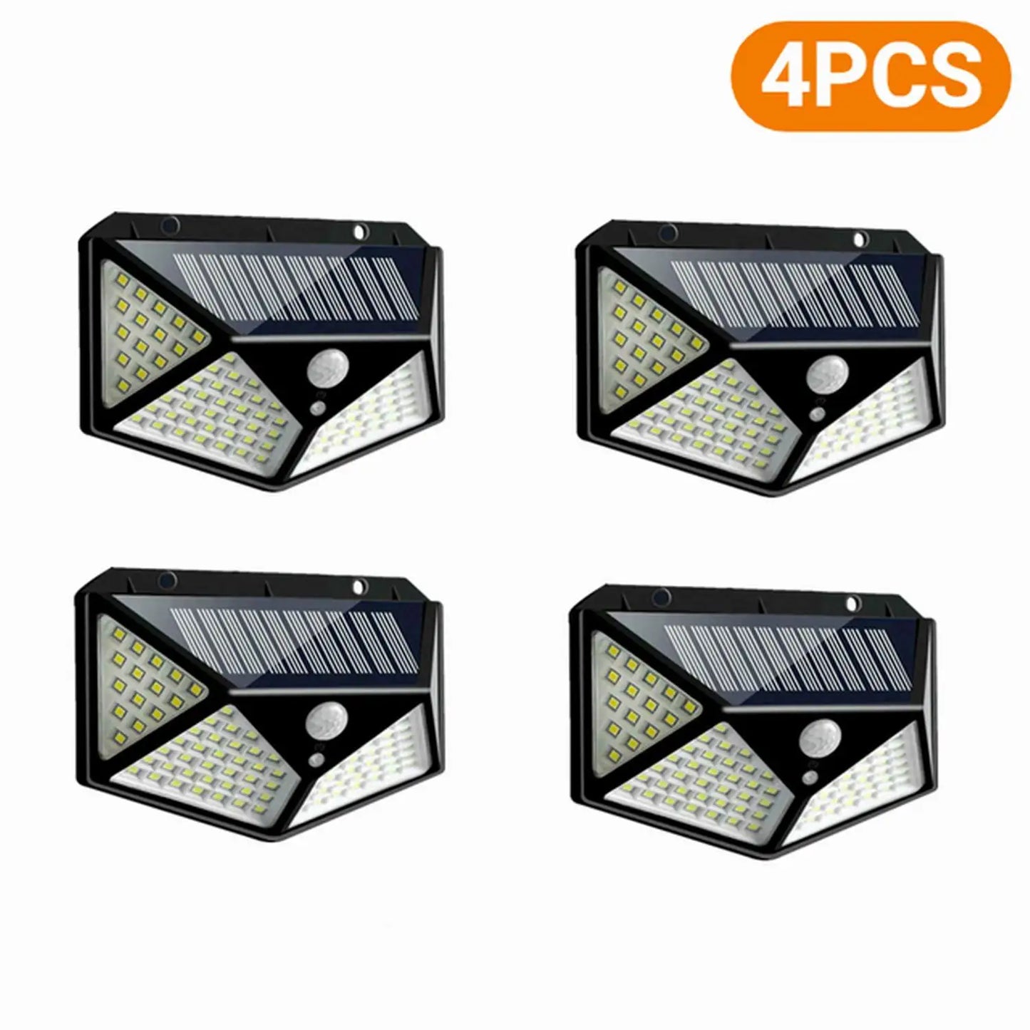 100 LED Outdoor Solar Lamp Outdoor Garden Decoration Solar LED Light Waterproof Sunlight Powered Spotlight with Motion Sensor