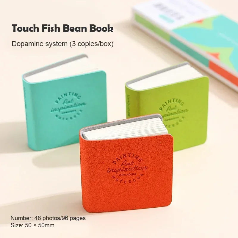 15Pcs 50x50mm Pocket Drawing Book Blank Water Color Thick Paper Mini Sketchbook 200g 48sheets Marker Painting Paper Art Supplies