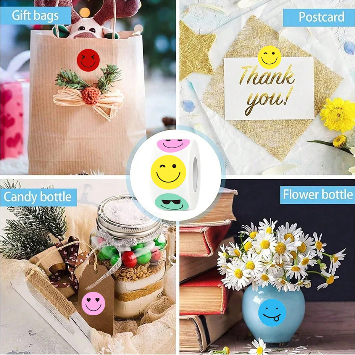 100-500pcs Teachers Reward Stickers for kids School Cute Toy Game Tag Thank You Stickers DIY Gift Sealing Label Stationery