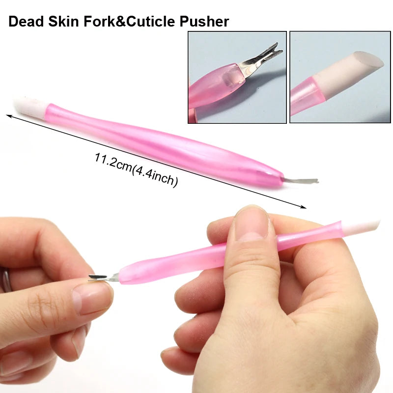8pcs/Set Nail Manicure Care Tool Kit Nail Buffer Professional Nail Files Brush Manicure Pedicure UV Gel Nails Polish Art Tools