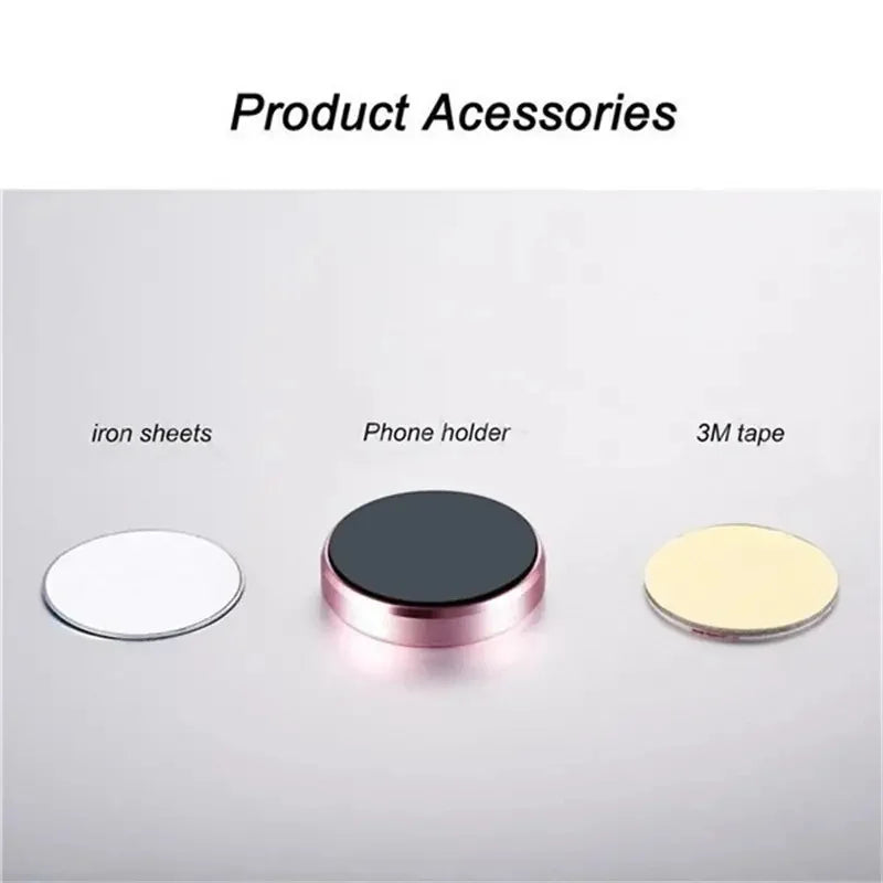 Magnetic Phone Car Holder Stand Universal Magnetic Mount Bracket Stick on Car Dashboard Wall for iPhone Samsung Xiaomi Huawei