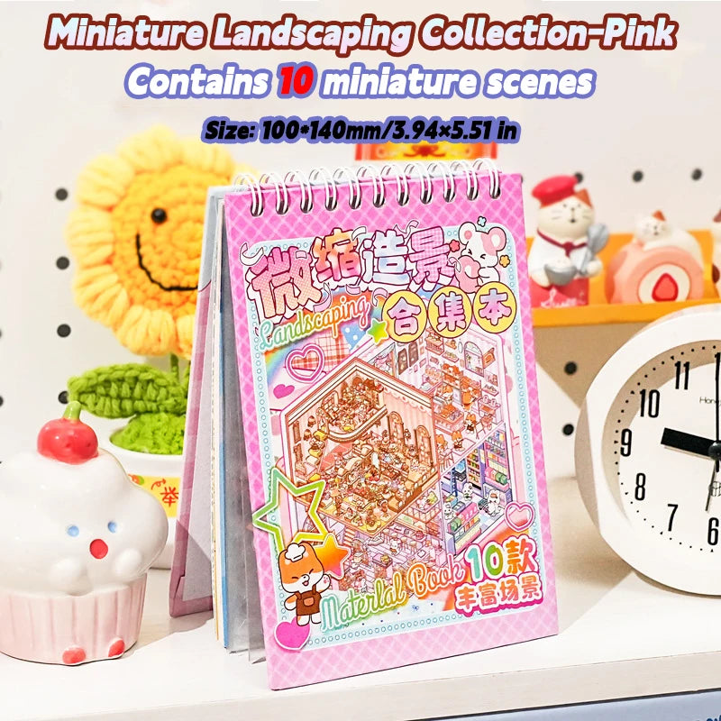 20Pcs 20in1 3D Cartoon Sticker Book | DIY Scenes Creative Gift for Kids, Portable Sticker Album for Birthday Christmas Crafts