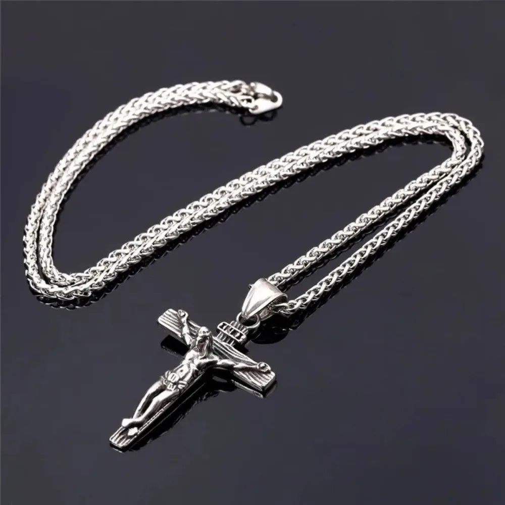 Classic Fashion Christmas Ornaments Necklace Amulet Pendant Charm Nacklace Men Punk Hip Hop Trend Mix and Match Wholesale