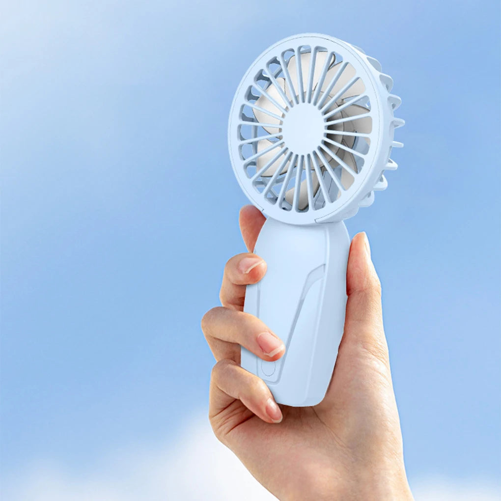 Travel Upgraded Portable Fan 3 Speed Silent Mini Handheld Fan USB Charging Handheld Small Fan for Kids Women Men Indoor Outdoor