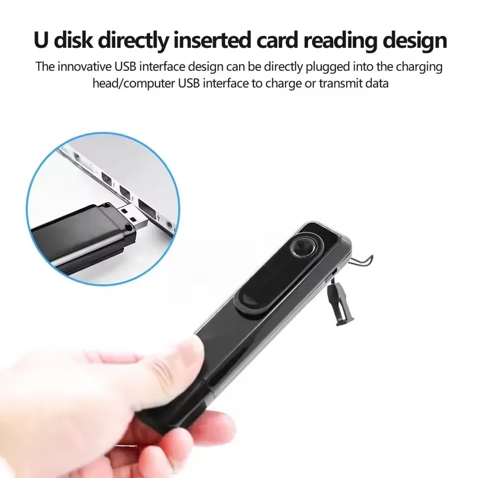 Full HD 1080P Mini Body Camera  Wearable Body Pen Cam Digital Small Sport DV Micro Camcorder  Portable Pocket Cam USB Pulg