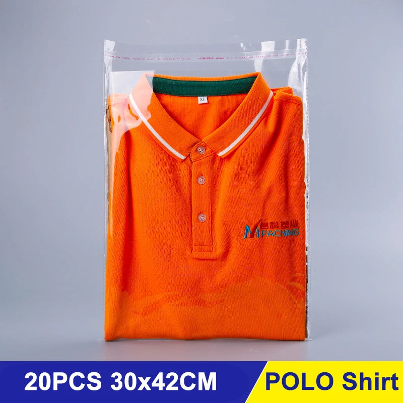 Plastic Clothing Packaging Bags Accessories Gifts Transparent Sealed Bags OPP Self-adhesive Bags Clothes Packaging Bags