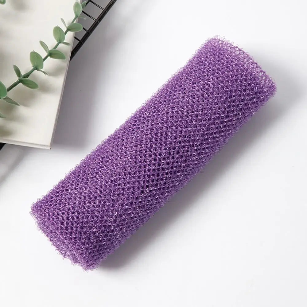 Exfoliating Mesh African Exfoliating Net Sponge Long Strip Skin Smoother African Net Long Net Smooth Skin Back Scrubber