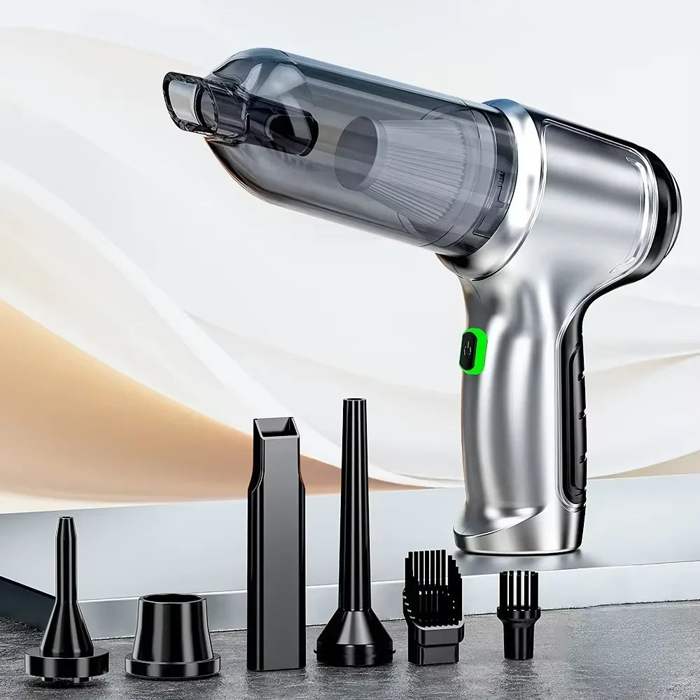SZUK 638000Pa Mini Vacuum Cleaner New Portable Car Vacuum Cleaner Powerful Handheld Wireless Cleaner with One Click Dust Removal