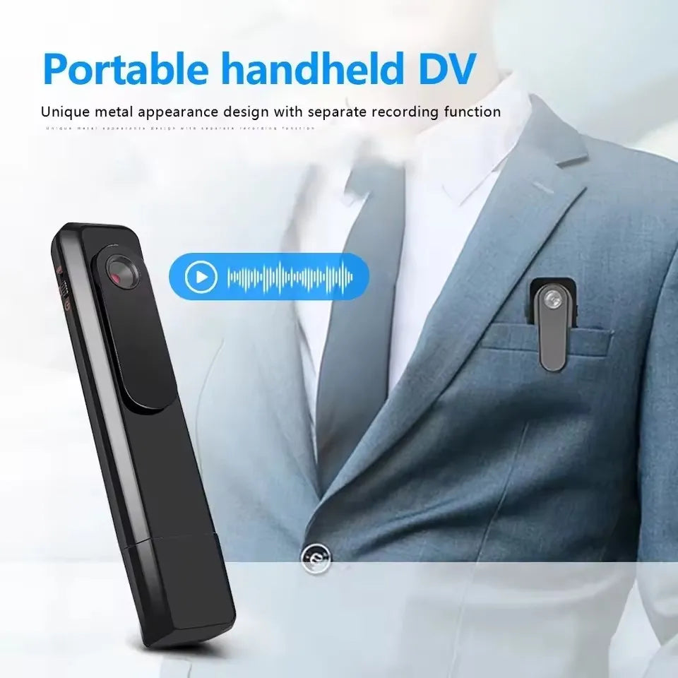 Full HD 1080P Mini Body Camera  Wearable Body Pen Cam Digital Small Sport DV Micro Camcorder  Portable Pocket Cam USB Pulg
