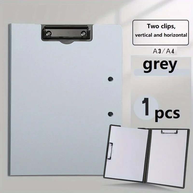 A4 File Folder & Clipboard Set, 3-in-1 Document Organizer with Cover for Business, School & Office Supplies