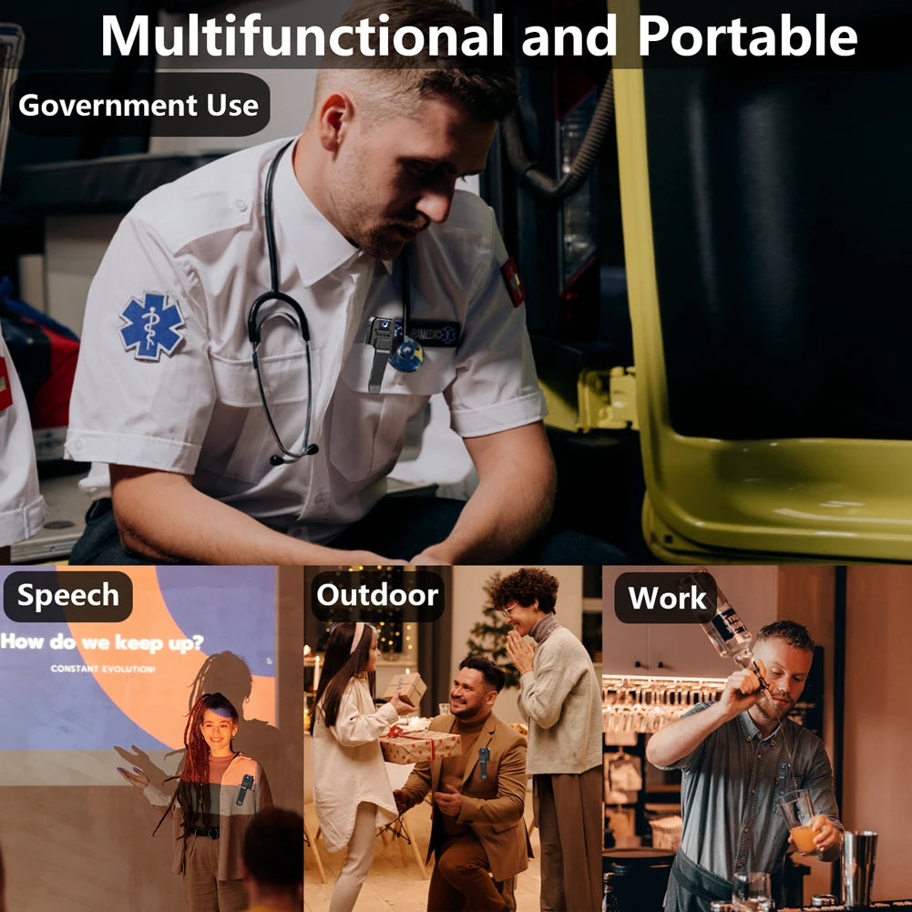 HD 1080P  Body Cam Motion Detection Mini Camera with Back Clip Infrared Night Vision Miniature Camcorder Small Body Camera