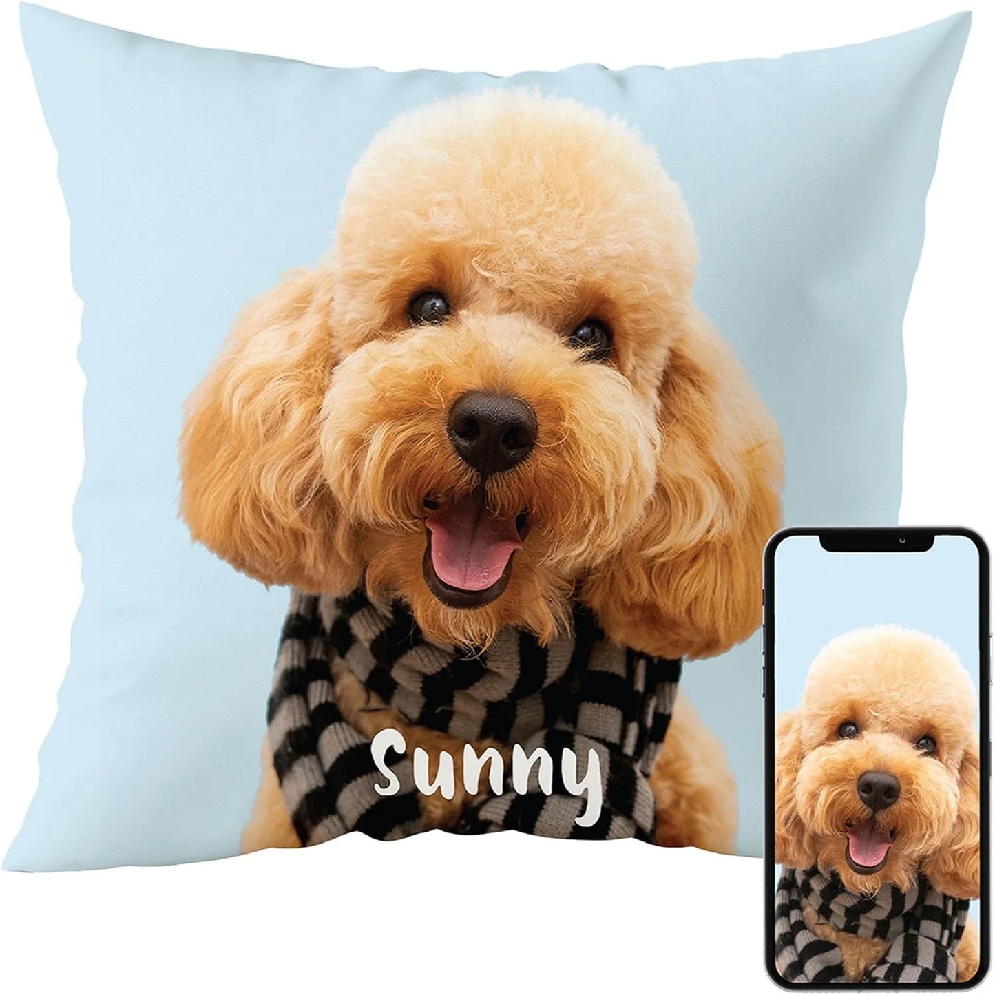Personalized Pillows with Pictures or Text Throw Pillow Personalized Gift Grandparent Couples Gifts Pet Pillow