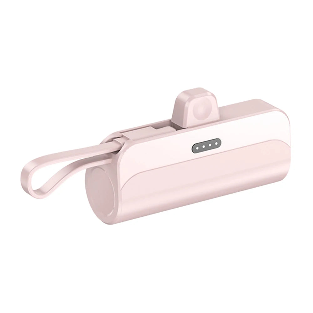 Wireless Power Bank 5000mAh Large Capacity External Battery Pack Portable Charger Plug and Play Convenient for Home Travel