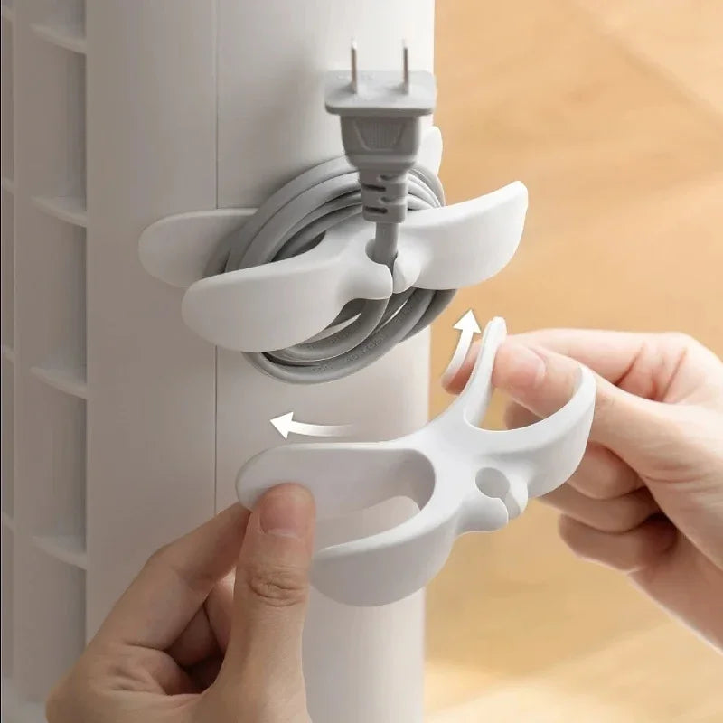 MAOYYE 6pcs/4pcs Cable Winder Cable Clip Holder Cable Organizer Easy To Install Multi-function Suitable For Kitchen Appliances