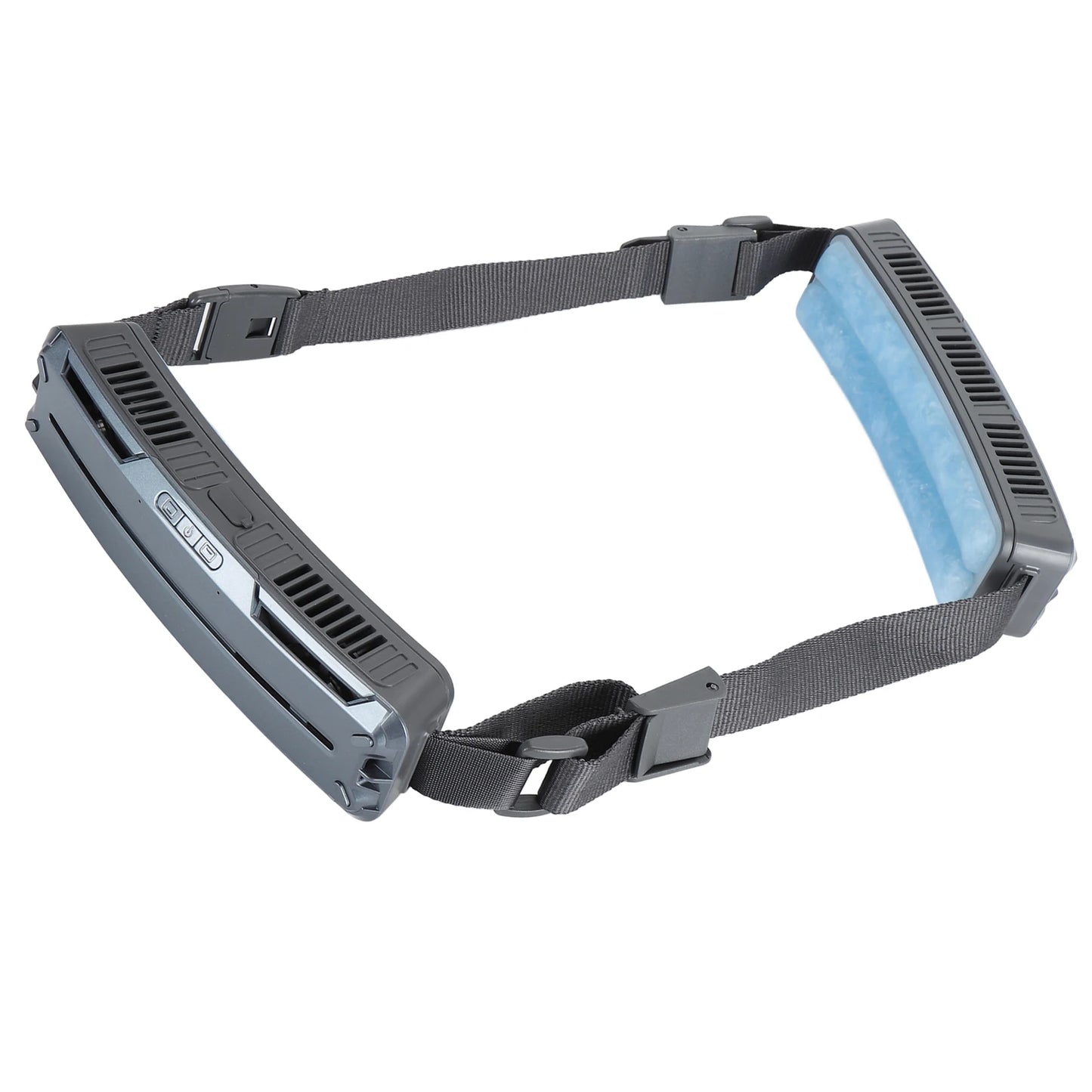 Travel Fan Wearable Waist Fan Multifunctional 3 Speeds Adjustable Ice Compress Efficient Wide Angles Belt Fan for Outdoor Sports