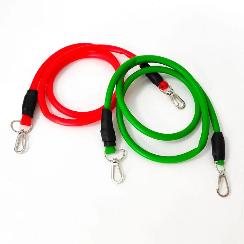 11pcs 100/150LB Resistance Bands Set, Portable Fitness Equipment,Strength Training Bands for Home Gym,Workout Excercise Band