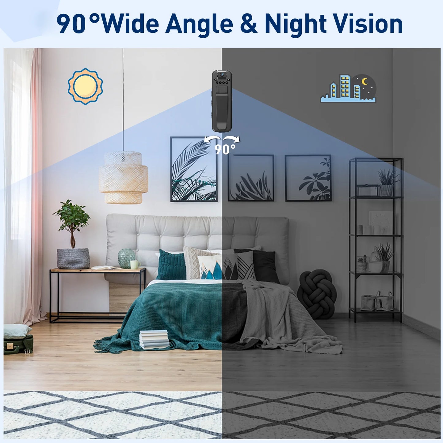 Mini Camera Portable Small Digital Video Recorder Police BodyCam Infrared Night Vision Miniature Camcorder