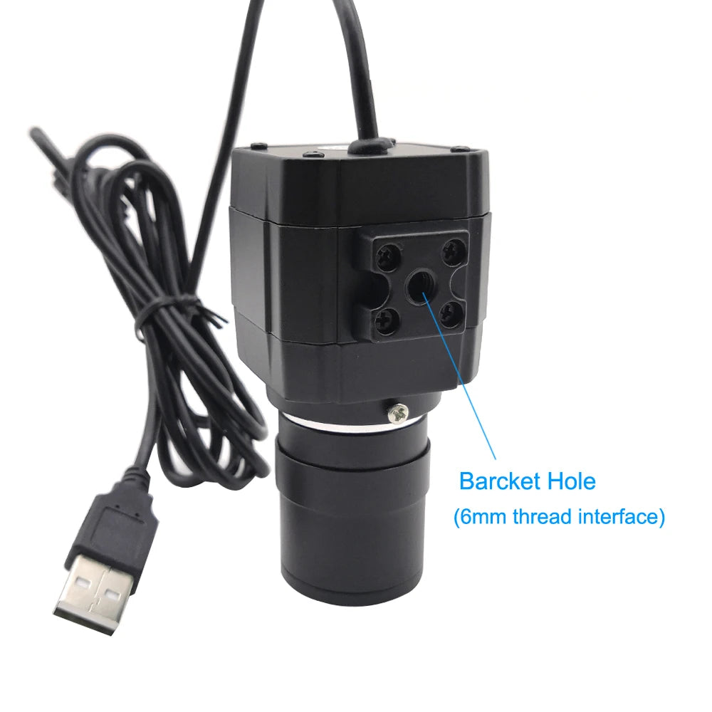 Full HD 4K 8MP 30fps USB Mini Metal Box Webcam UVC OTG PC 2K 4MP 5-50mm Varifocal Lens Usb Video Camera For Live Teaching