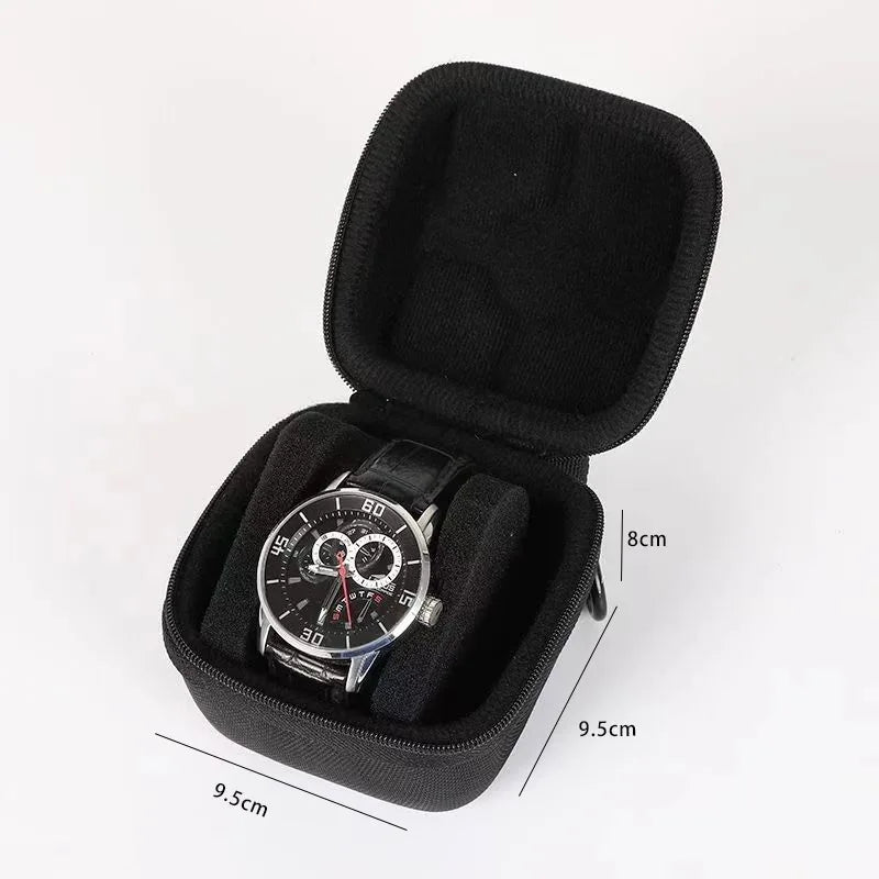 EVA Watch Storage Box Organizer for Wristwatches Smart Accessories Watches Data Cable Storage Zippered Bag Portable Travel Case