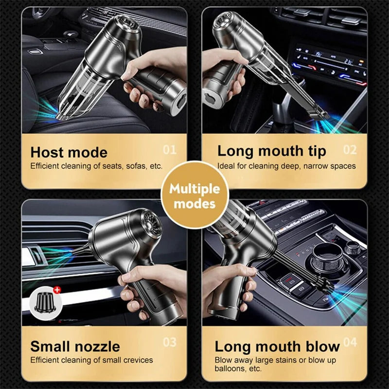 Portable Air Blower/Car Vacuum Car Vacuum Brushless Motor Durable Easy Install Easy To Use