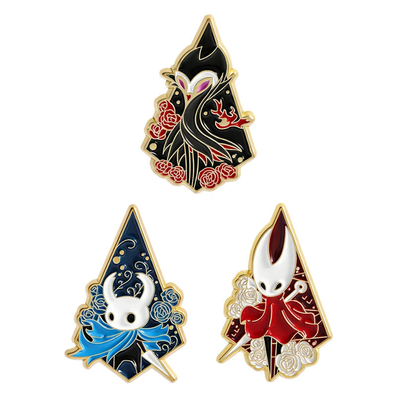 3-7pcs/sets Cartoon Anime Middle Finger Rude Cat Enamel Pins Low Battery Daisy Flower Brooches Backpack Lapel Badge Jewelry Gift