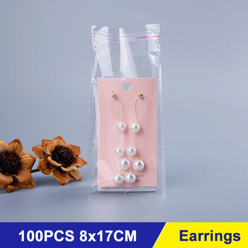 Plastic Clothing Packaging Bags Accessories Gifts Transparent Sealed Bags OPP Self-adhesive Bags Clothes Packaging Bags