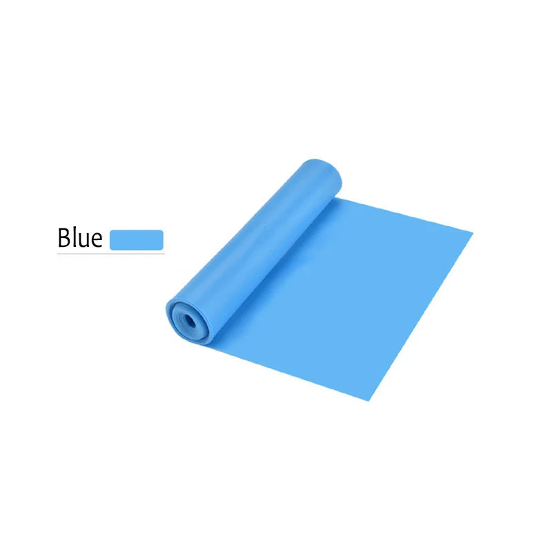 1/2/3/4/6pc Yoga Resistance Bands TPE Elastic Stretch Bands for Physical Therapy FitnessYoga Pilates Rehabilitation Stren
