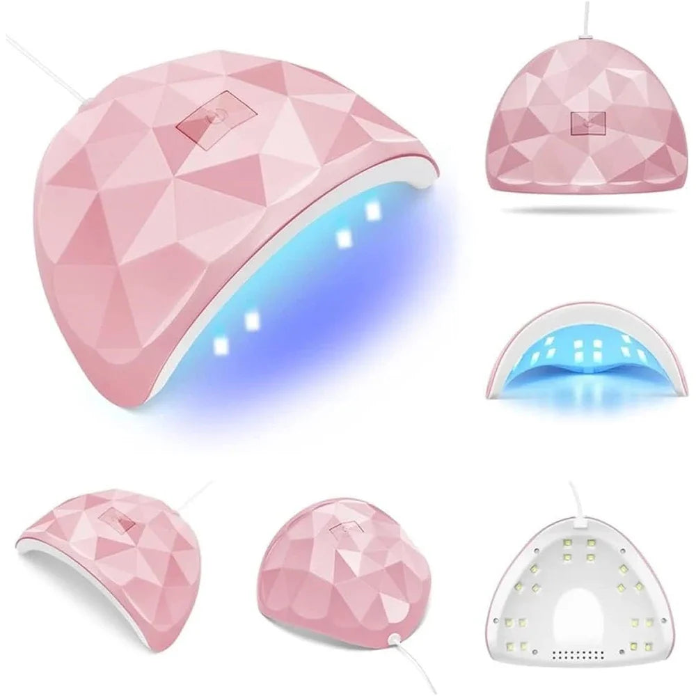 LULAA Nail Dryer Lamp UV Light For Nails Eyes Protection UV Lamp for Gel Nails Gel Nail Polish Curing Dryer Home Salon Tool