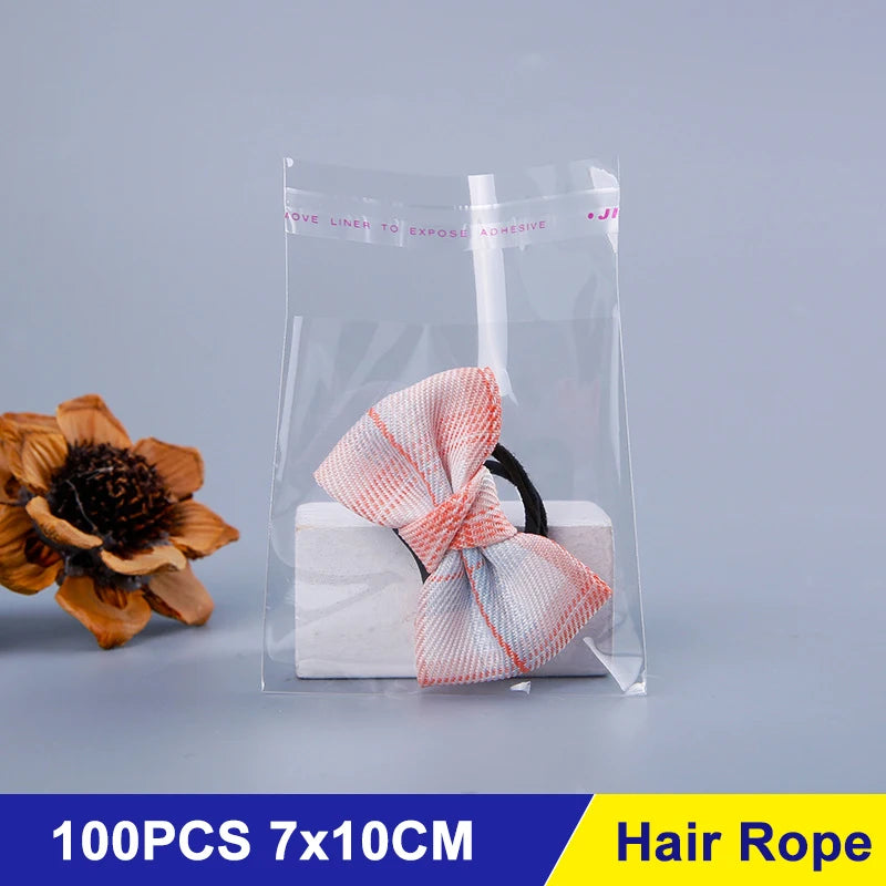 Plastic Clothing Packaging Bags Accessories Gifts Transparent Sealed Bags OPP Self-adhesive Bags Clothes Packaging Bags