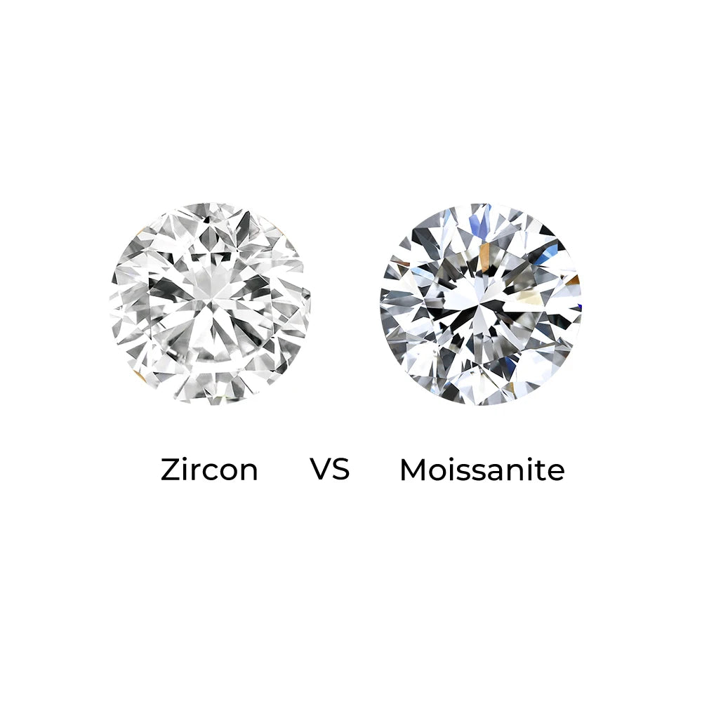 CANNER 1PC Moissanite Spherical Vertical Eight-pointed Star Piercing Earrings 925 Sterling Silver Jewelry Valentine's Day Gift
