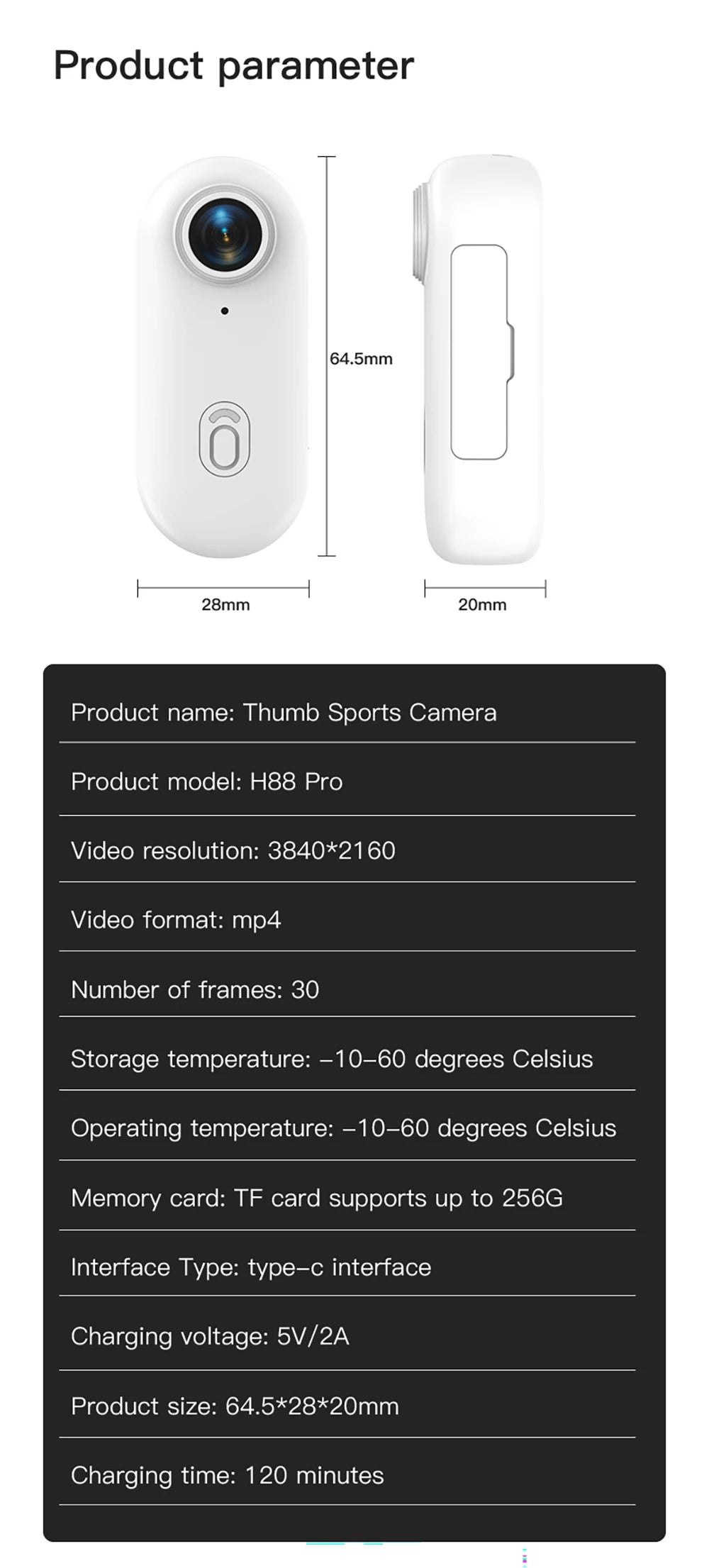 4K FHD POV Collar Cam Small Sports Camera Magnetic Necklace Pets Camcorder Mini Wireless WiFi H88 Bodycam Recording Vlog Selfie