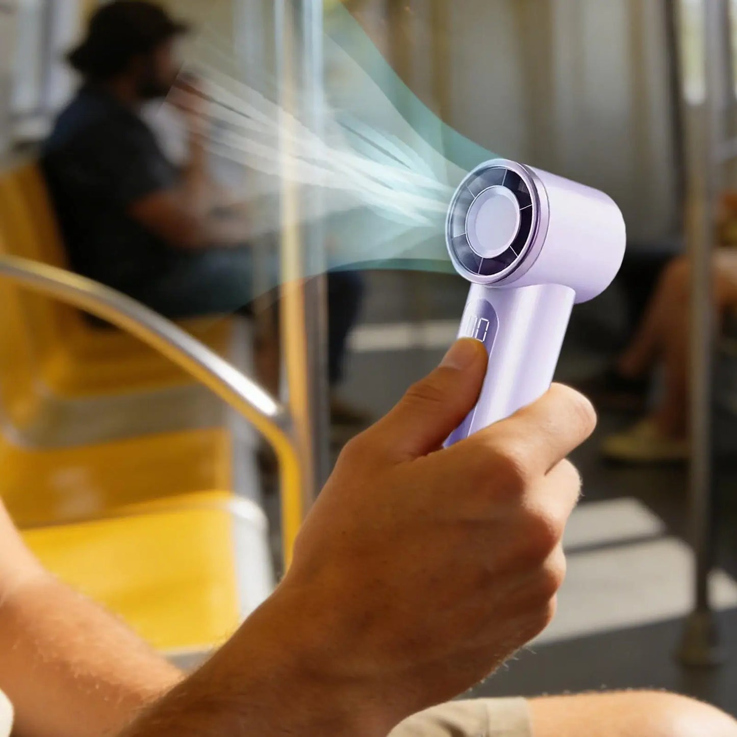 Portable Fan For Travel Mini: Small Pocket Handheld Fan Personal Rechargeable Turbo USB High Speed Keeping Cool In Hot Weather