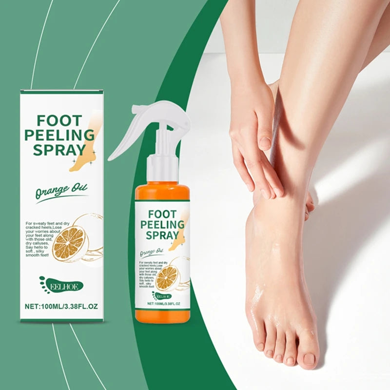 100ml Foot Care Spray Remove Dead Foot Exfoliator Softener Gently Cares Foot Skin Moisturizes Hydrates Improves Dryness