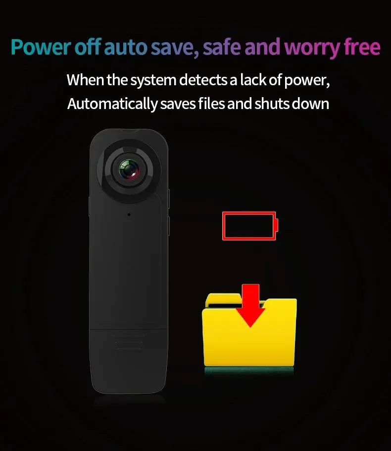 Small HD 1080P Mini Camera Clip Digtal Bodycam Video Recorder Night Vision Motion Detect PC Webcam Camcorder Micro Body Cam
