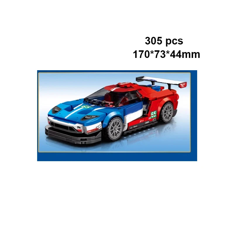 City Technical Vehicle Speed  Racing Car Building Blocks Courses Rennen гонки Carreras Moc DIY Model Brick Toys