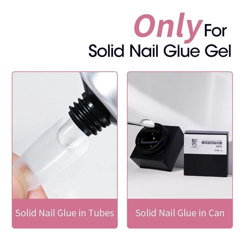 RSNAIL 100ml Nail Glue Remover for Press On Nails Solid Nail Glue Gel On Fake Nail Tips Acrylic Nail Can't Remove Gel Nail Polis