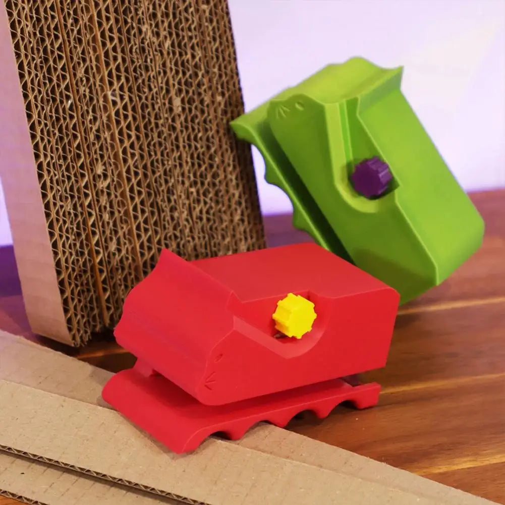 Cute Cardboard Cutting Machine for Cat Scratchers,3D Printed Kitten Shaped Cutter,DIY Tools,Utility Knife for Cardboard Carton