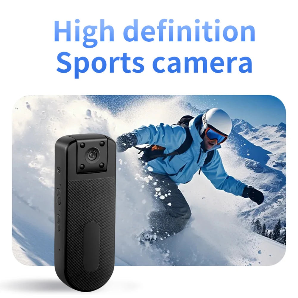 Wearable HD 1080P Worn Bodycam Night Vision WiFi Portable Small Personal Camcorder with Audio & Video Recording Body Worn Cam