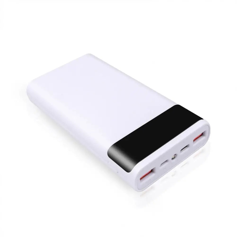 Convenient  Power Bank Box 5V 2A 6x18650 Mobile Battery Charger Box Plug Play 20000mAh Power Bank Case Phone Supply