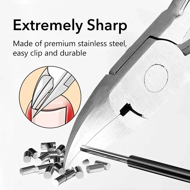 Foot Care Tool Nail Clippers Ingrown Toenail Podiatry Correction Nippers Cuticle Cutters Cut Paronychia Pedicure Manicure Hand