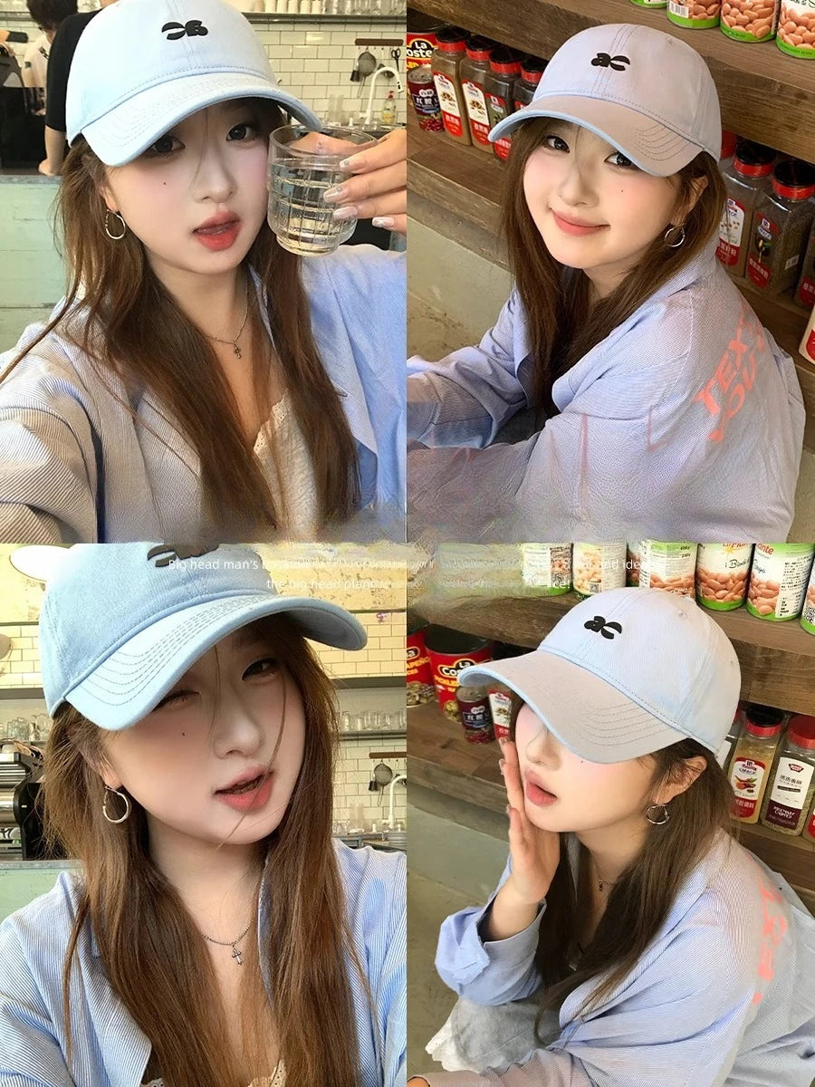 Plus Size Fashion Baseball Cap Deep Wide Brim Large Round Face Slimming Duckbill Hat Breathable Comfortable Chinese Bran