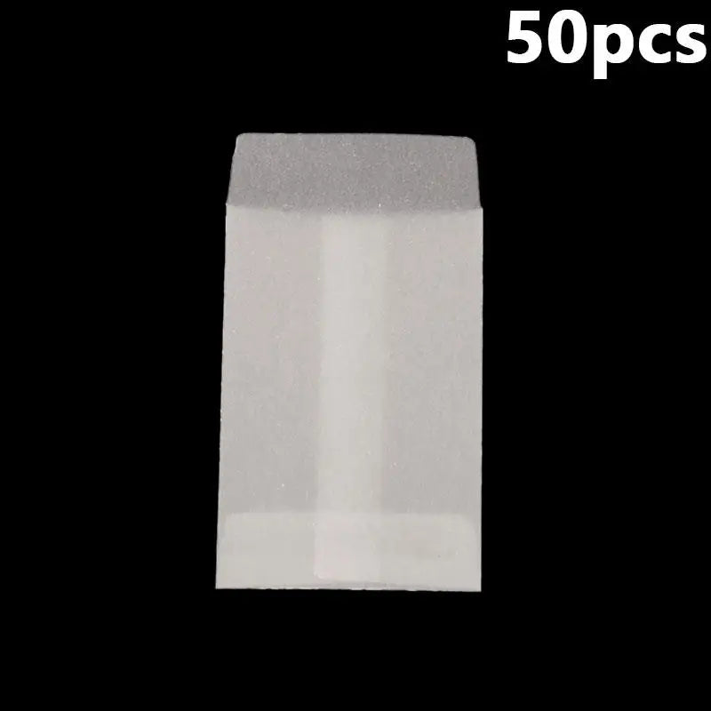 50Pcs/Pack Simple Semi-Transparent Vellum Paper Envelopes Matte Frosted for Postcards Greeting Cards Wedding Invitations