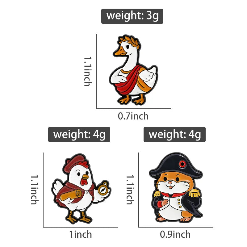 3-7pcs/sets Cartoon Anime Middle Finger Rude Cat Enamel Pins Low Battery Daisy Flower Brooches Backpack Lapel Badge Jewelry Gift