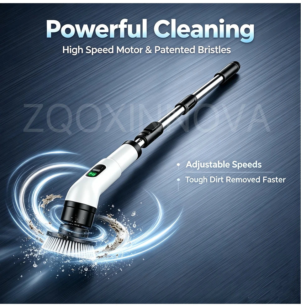 Cordless Household Spin Scrubber Kitchen Gadgets Hair Brushes Bathroom Broom Toilet  Multipurpose Cleaning Brush  Electric Mops